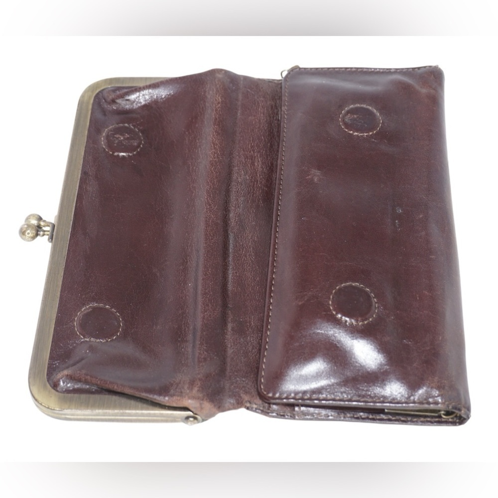HOBO Limited Edition  International Rachel Continental Brown Leather Wallet - Picture 6 of 13